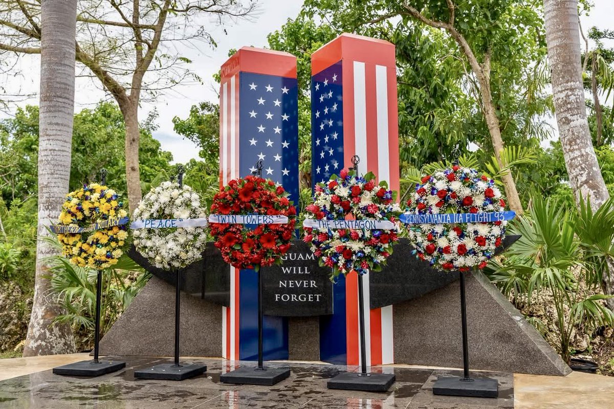 On this 24th anniversary of September 11th, we gathered at the solemn 9/11 Memorial adjacent to Two Lovers Point in Guam, standing shoulder-to-shoulder with our territorial, federal, and military partners. Amid the whispers of the Pacific wind, we honored the lives lost, the