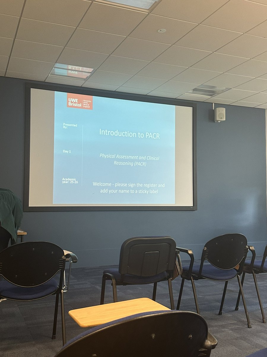 Really looking forward to the content of this module and the impact on my clinical practice! #pacr #uwe #ap