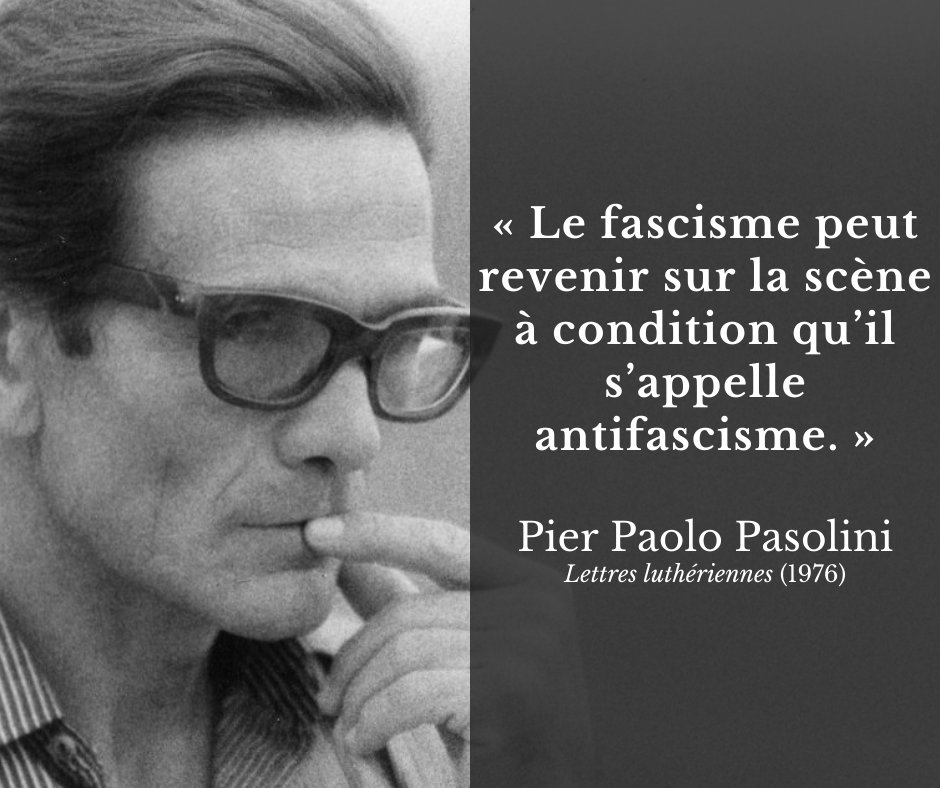 islamismefrance's tweet photo. Concernant l'assassinat de Charlie Kirk, Pasolini, qui a un petit peu connu le fascisme sous Mussolini, nous avait pourtant prévenu : https://t.co/JZaCGYLPCV