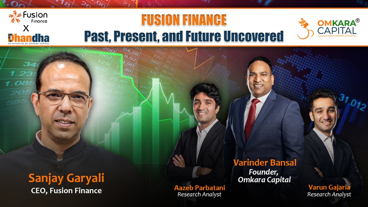 omkaracap's tweet image. #𝐃𝐇𝐀𝐍𝐃𝐇𝐀 𝐒𝐄𝐑𝐈𝐄𝐒 𝐈𝐒 𝐁𝐀𝐂𝐊!⁣
Our first relaunch episode decodes 𝐅𝐮𝐬𝐢𝐨𝐧 𝐅𝐢𝐧𝐚𝐧𝐜𝐞 𝐋𝐭𝐝. – its #microfinance model, challenges, revival strategies &amp;amp; growth outlook.⁣
Watch Now: youtube.com/watch?v=3f08xq…

@varinder_bansal
#BusinessAnalysis #OmkaraCapital