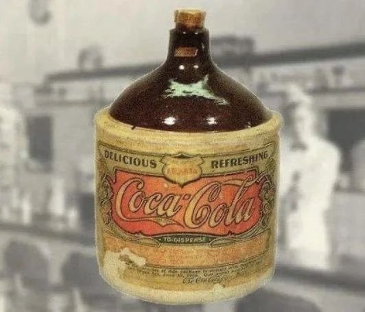 Coca-Cola, one of the first bottles from the 1890s