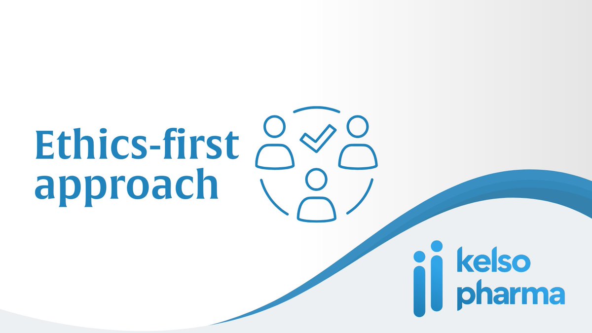Ethical practices come first at Kelso Pharma.

Across the development of all our products, we take into account factors such as sustainability and affordability, as we look to improve healthcare systems for everyone.