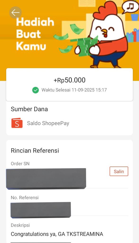 collectjkthv's tweet image. Alhamdulillah terimakasih banyak atas rezeki saldonya  @tkstreamina @taekook_IDN 🥰❤🫶. Semoga sehat dan bahagia selalu dan makin dilipatgandakan rezeki nya💕💕