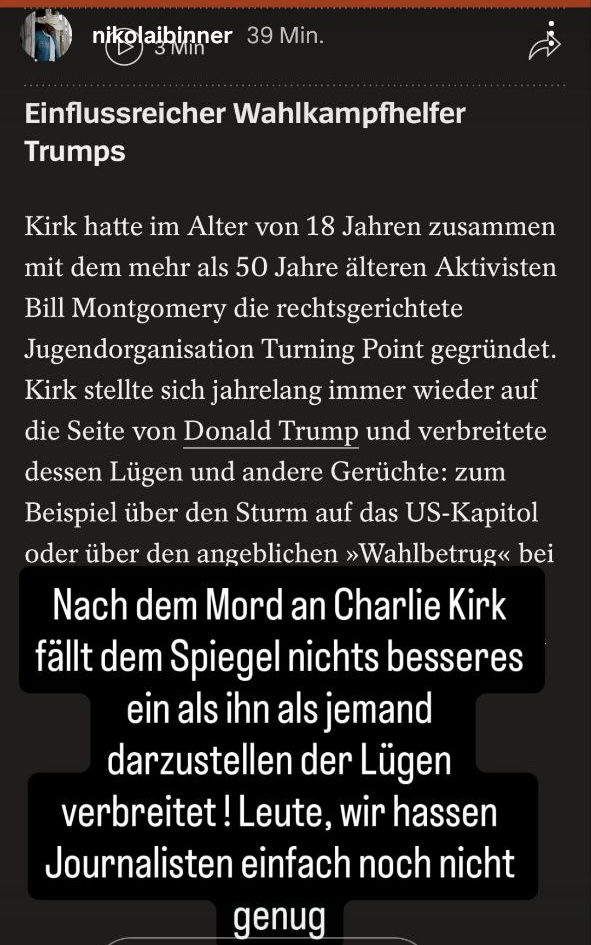 cschneido's tweet photo. Wir sind alle Charlie Kirk. Die geistigen Mittäter heißen Rotfunk, Relotius Presse, Universitäten, "Wissenschaftler", "Experten", "NGOs", Blockparteien und deren "Ministerien" und Institutionen. 

Sie sind die, denen keine Hitlerpsychose zu erbärmlich ist, um Menschen, die bei ihrer "Demokratie" nicht mehr mitmachen wollen, zu vernichten.

Mit geisteskranken Mental Gymnastics und kernbehinderter Propaganda feuern sie ihre Globohomo Fußsoldaten an, die Drecksarbeit für sie zu machen um sie dann nach getaner Arbeit zu entschuldigen.

Von Kanthölzern über Tomatensuppe auf van Gogh Bildern bis zu tödlichen Attentaten ist alles erlaubt.

Wenn wir gewinnen, vergesst nicht, dass diese Leute uns mindestens pleite, am liebsten tot und unsere Kinder vergewaltigt & gehirngewaschen sehen wollten. Und sie fanden das lustig.