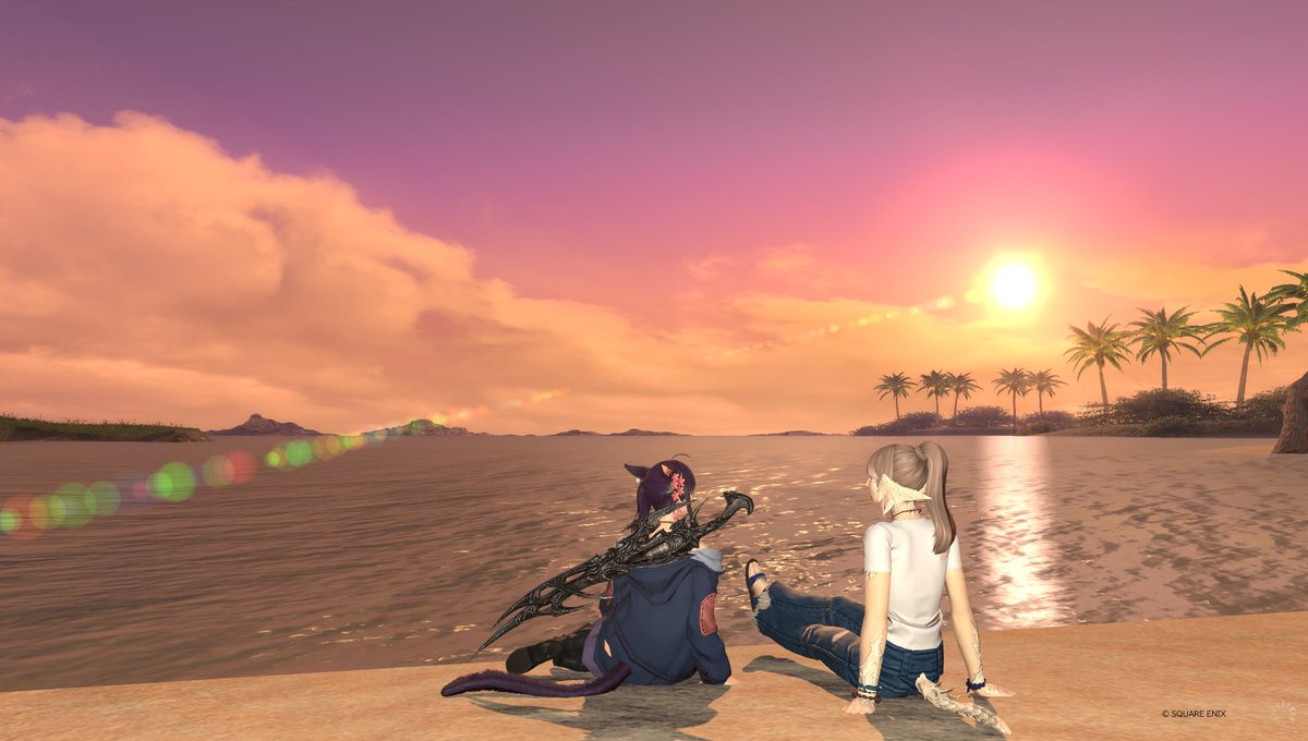 アロアロで撮ったSSがお気に入りです。南の島でぼんやりしたくなります😊