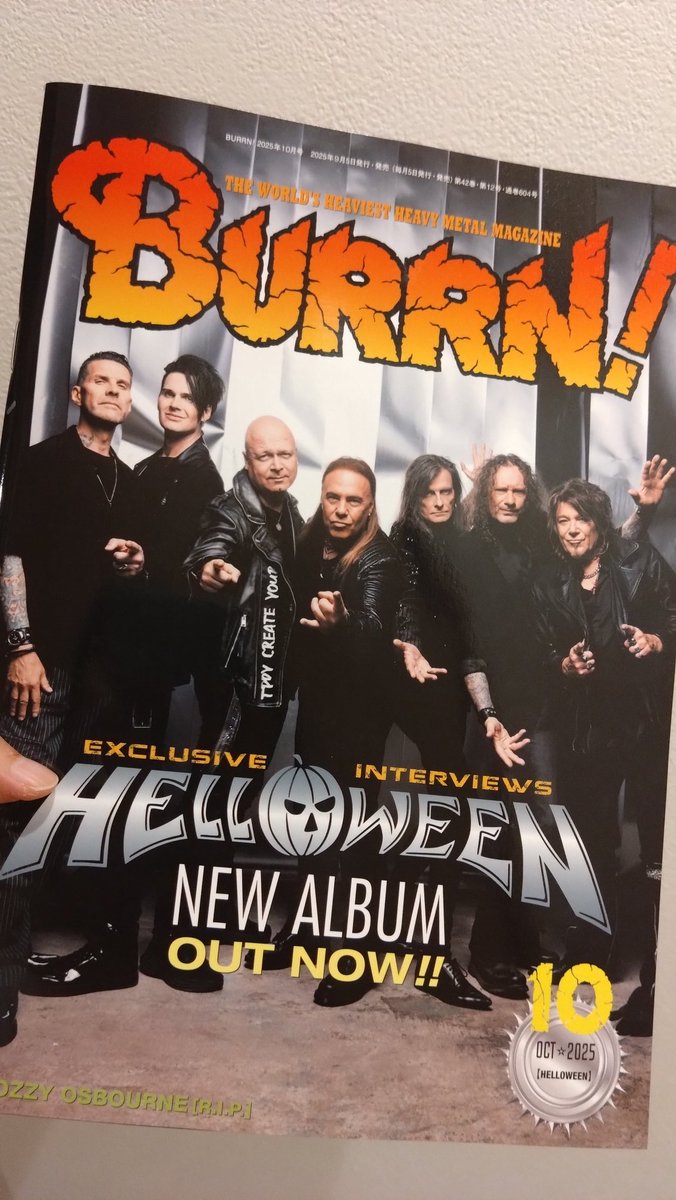 Aldiousのライブレポも載ってるBURRN!10月号をゲットしたฅ•ω•ฅ
#Aldious
#BURRN