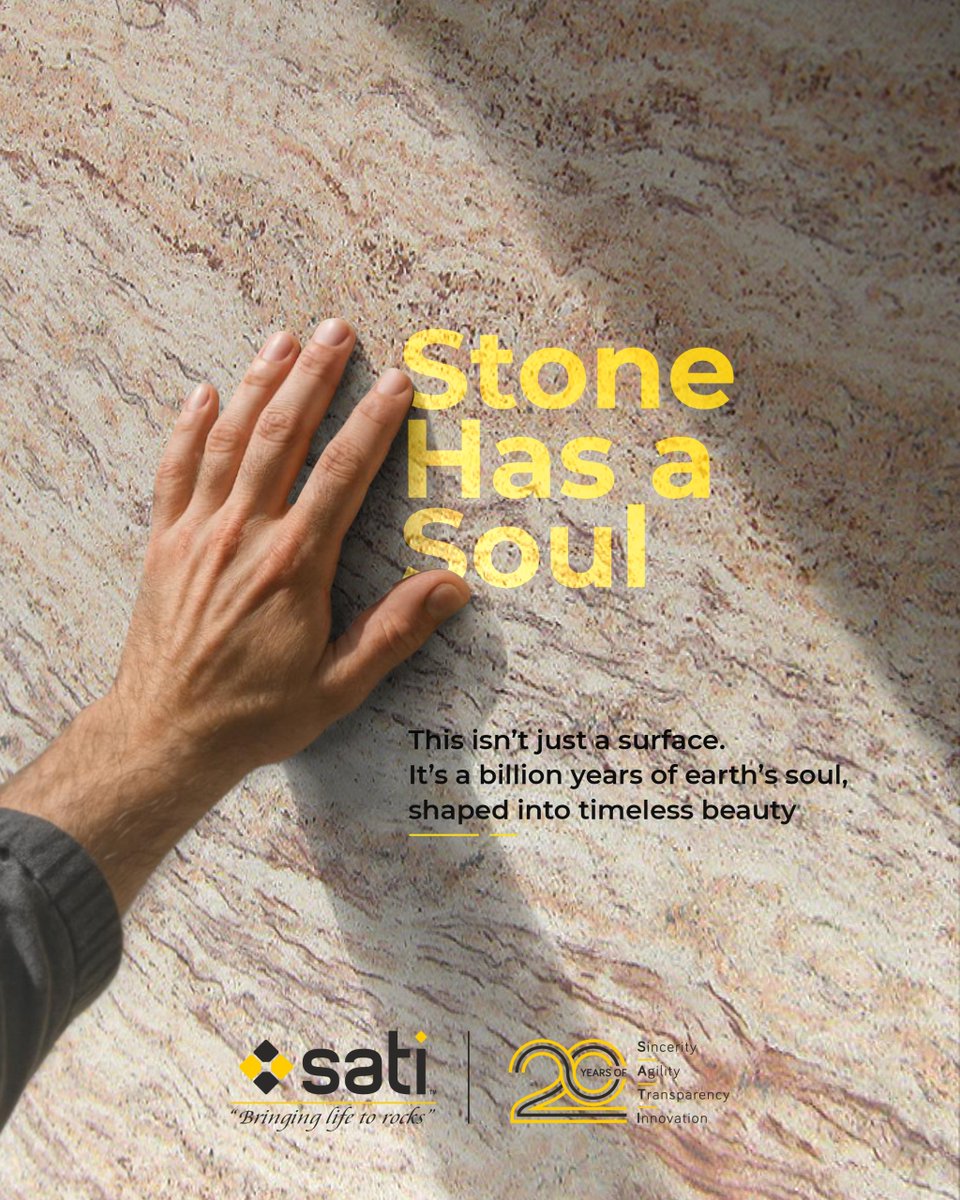 More than just a surface
it's a billion years of history under your hand. Feel the soul of the
Earth, brought to life with timeless beauty

#StoneHasASoul #TimelessBeauty #BringingLifeToRocks #CraftedByNature #NaturalStoneElegance
#BillionYearsOfHistory #EarthsSoulInStone