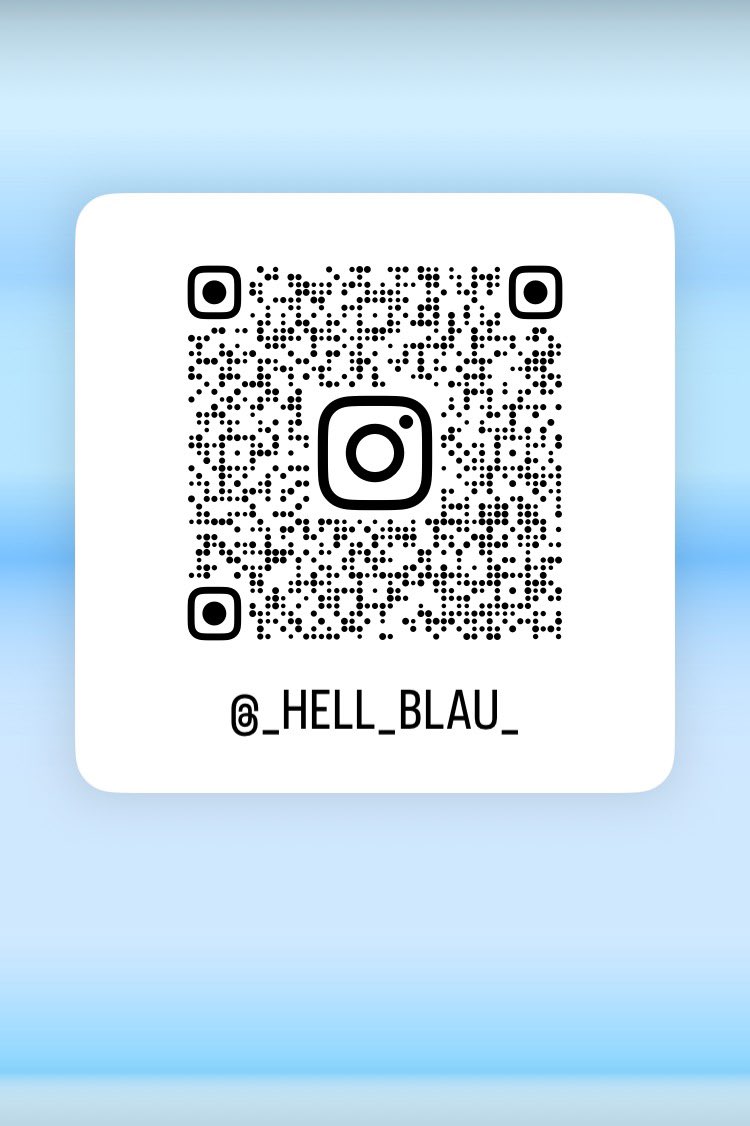 HELL BLAUのアイテム販売がスタートしてから1週間⏰

ご購入くださった方、ECをご覧くださっている方、#HELL_BLAU を知ってくださった方などなど、皆さまありがとうございます！

Instagramでは、撮影時のメイキングやアイテム紹介をしているので、ぜひチェックしてください🤳
instagram.com/_hell_blau_