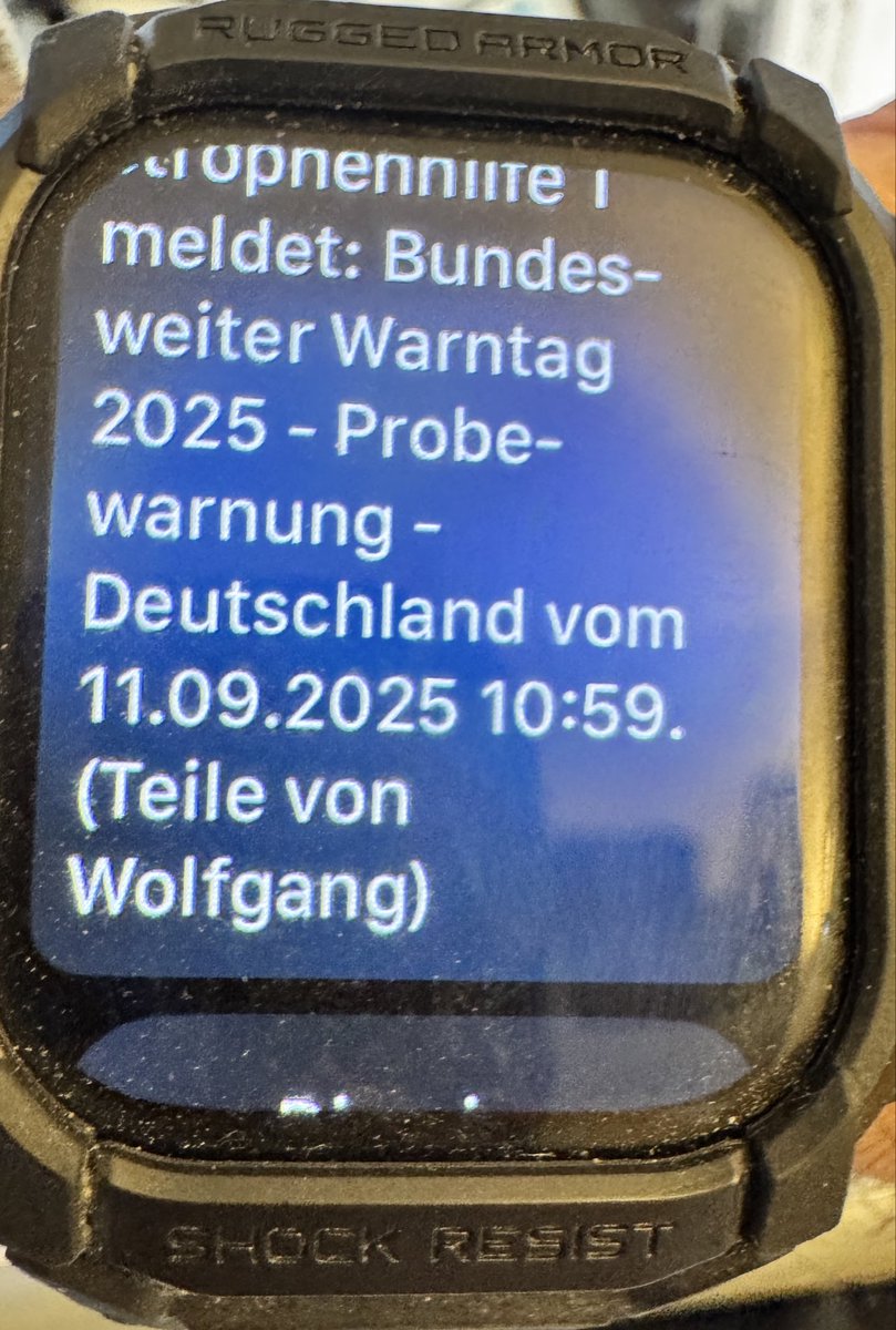 Ist nur meine watch zerwirrt oder geht es Wolfgang wirklich nicht so gut? #Probealarm