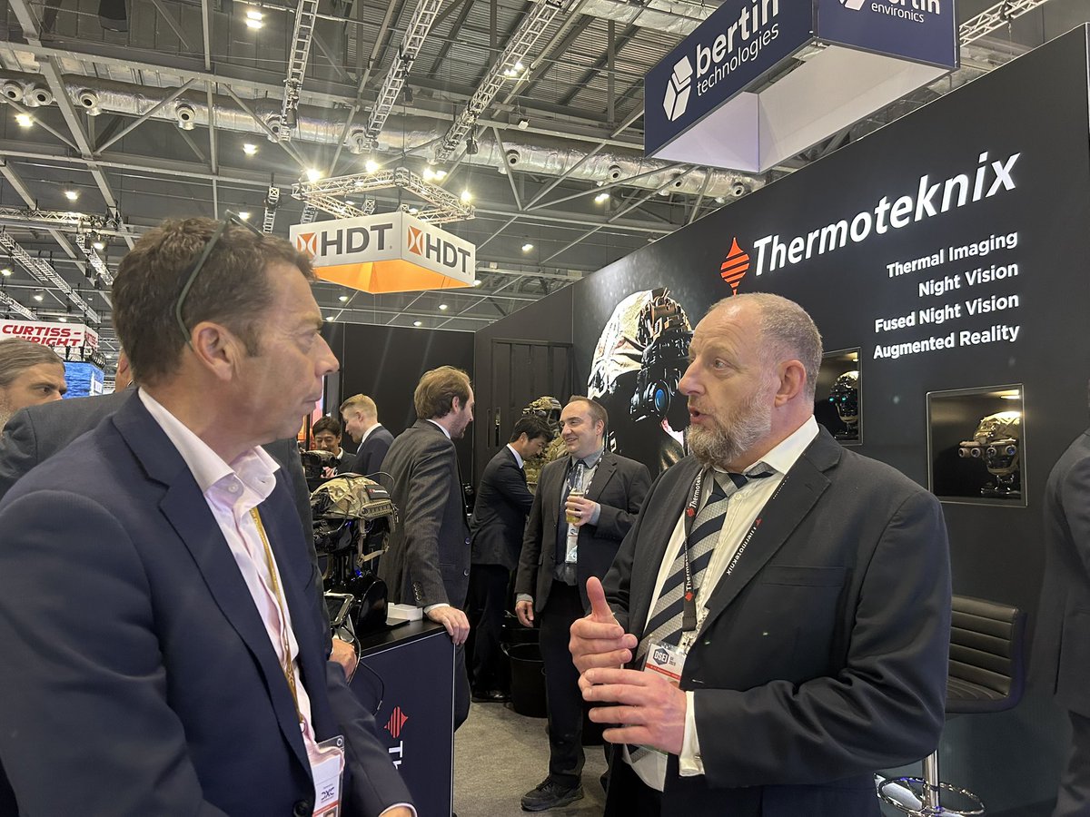 thedanseamarks's tweet photo. With @ADSgroupUK we also had chance to speak with @SystematicGroup, Angoka, and get a process update from with @Thermoteknix who were part of the @UKinJordan Defence Mission Lord McNicol joined earlier this year. https://t.co/AqzY25muEj
