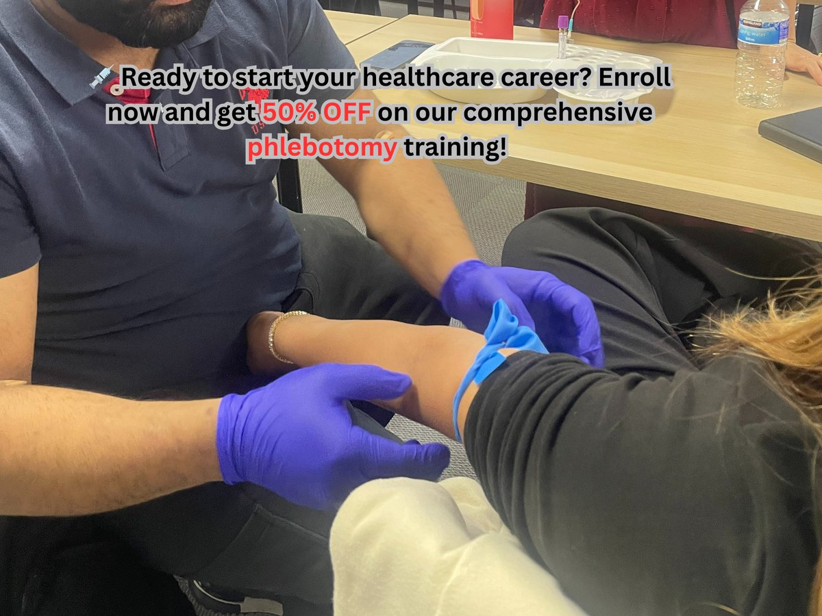 PlexStudy's tweet image. Love medical shows? Here’s your chance to be part of the real thing! Learn phlebotomy, work with patients, and start a rewarding career in healthcare—no fangs required.

#PhlebotomyHumor #FutureInHealthcare #NeedlePro #PhlebotomyTraining #HealthcareJourney #CertifiedPhlebotomist