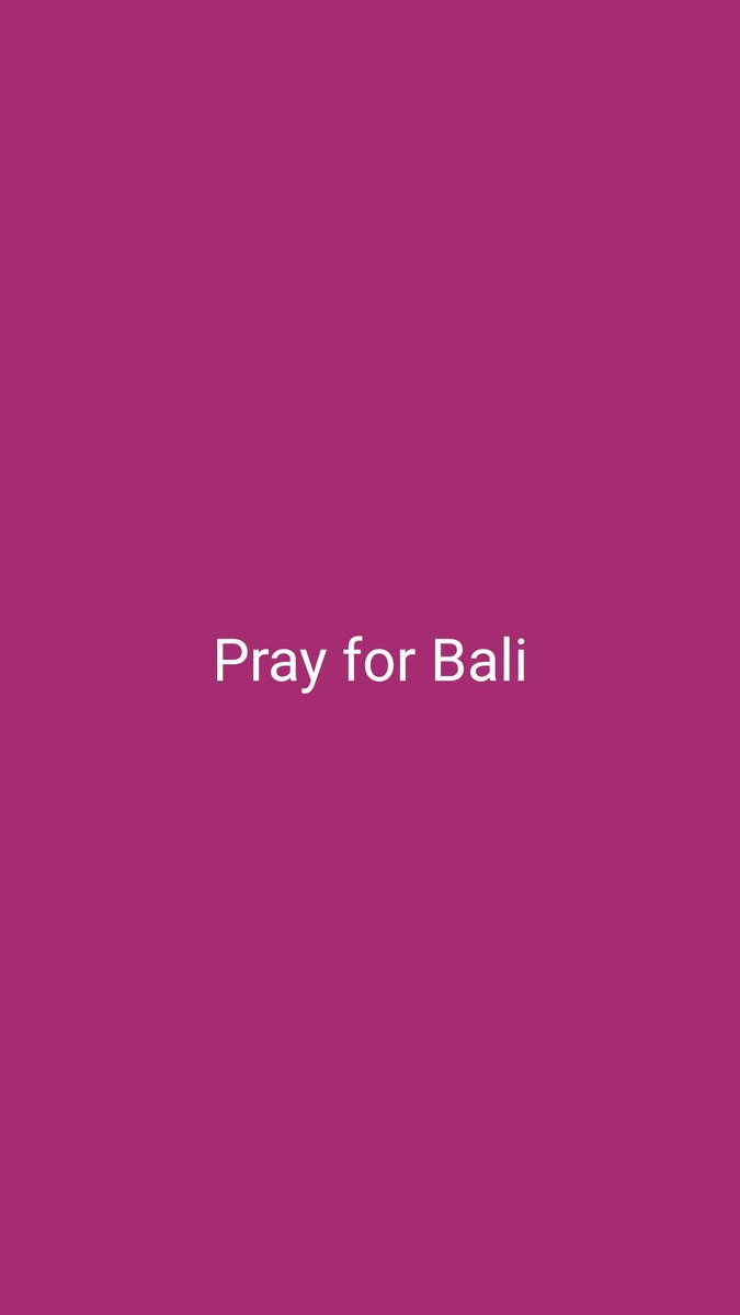 Sitimaslia1's tweet photo. pray for Bali
#indonesia https://t.co/Nr92DBzBwc