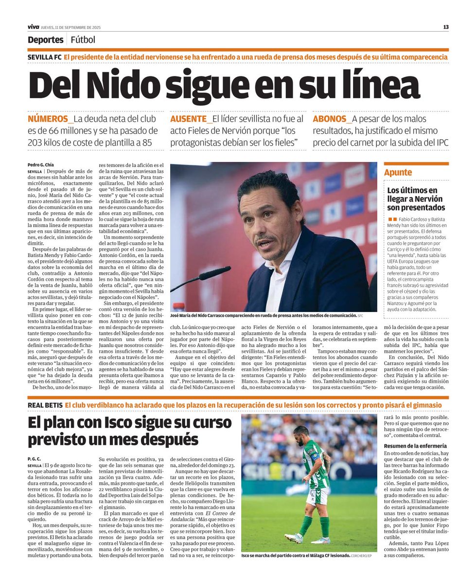 Prensa del día #SevillaFC 

#SFC_Hemeroteca