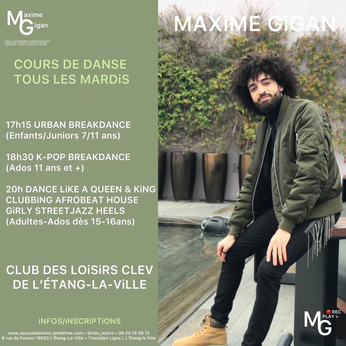 mgplayrec's tweet photo. 💚Back to school add w/@maximegigan
#maximegigan #urbandance #breakdance #kpop #queen #danceclass #cours #danse #work #choreography #maximegiganchoreography #backtoschool #danceteacher #tuesdayvibe #mardi #mgplayrec #shooting #coursdedanse #dance #paris #etanglaville #clevloisirs https://t.co/riUuc6fOse