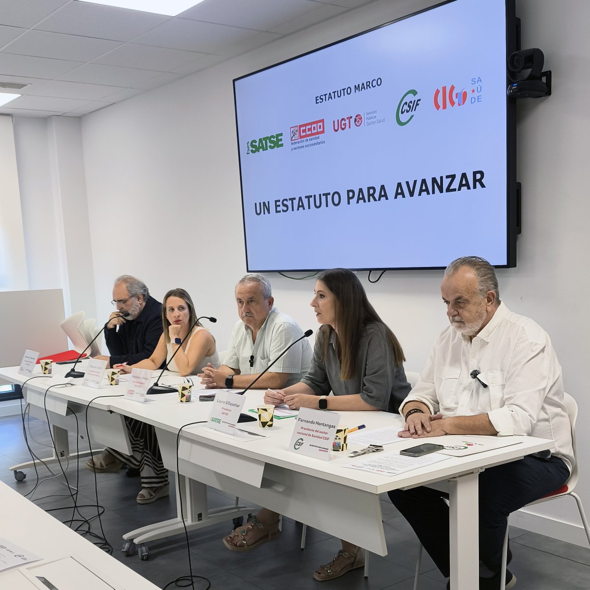 SATSE (@sindicato_satse) on Twitter photo Trasladamos nuestras próximas acciones tras el bloqueo de <a href="/sanidadgob/">Ministerio de Sanidad</a> al #EstatutoMarco 📢
Exigimos continuar la negociación para lograr un #EstatutoParaAvanzar ✊
abrv.in/eKo2 <a href="/fssccoo/">FSS-CCOO</a> <a href="/UGT_SP/">UGT Servicios Públicos</a> @csifsanidadnaci #CIGSaude #EstatutoParaTodas Trasladamos nuestras próximas acciones tras el bloqueo de <a href="/sanidadgob/">Ministerio de Sanidad</a> al #EstatutoMarco 📢
Exigimos continuar la negociación para lograr un #EstatutoParaAvanzar ✊
abrv.in/eKo2 <a href="/fssccoo/">FSS-CCOO</a> <a href="/UGT_SP/">UGT Servicios Públicos</a> @csifsanidadnaci #CIGSaude #EstatutoParaTodas