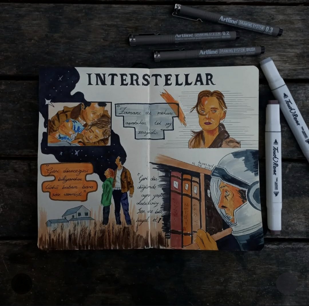Marker defterimin en güzel sayfalarından ✨ Interstellar