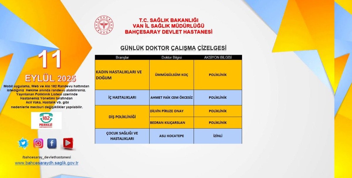 Bahçesaraydevlethastanesi (@bsdhvan) on Twitter photo 