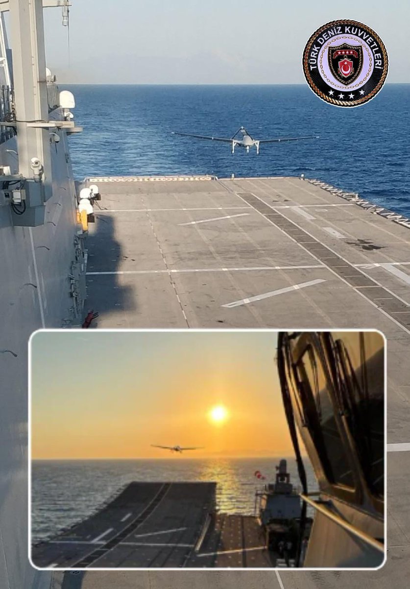 "TCG Anadolu'ya istinaden icra edilen TB-3 iniş/kalkış denemeleri kapsamında 10 Eylül 2025 günü; Dalaman'dan intikal eden 1 adet TB-3 ile 3 adet iniş, 2 adet kalkış ve 2 adet pas geçme denemesi icra edilmiştir.
Bugüne kadar toplam 173 adet iniş ve 175 adet kalkış yapılmıştır."