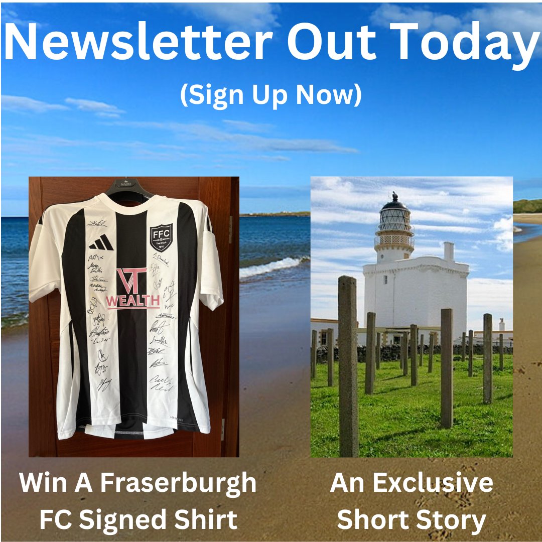 I've a newsletter out today with a unique short story a chance to win a copy of The Cost (paperback out next week), and a signed Fraserburgh FC signed shirt. Thanks to <a href="/FraserburghFC/">Fraserburgh FC</a>  for this. To subscribe-click here eepurl.com/h0LCOj @severnhouseimprint <a href="/litagentfran/">Francesca Riccardi</a>