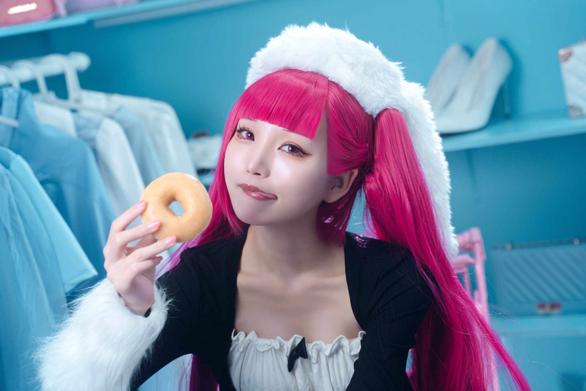 BLEACH コスプレ 毒ヶ峰リルカ ウィッグ 衣装 毒ヶ峰リルカ生誕祭