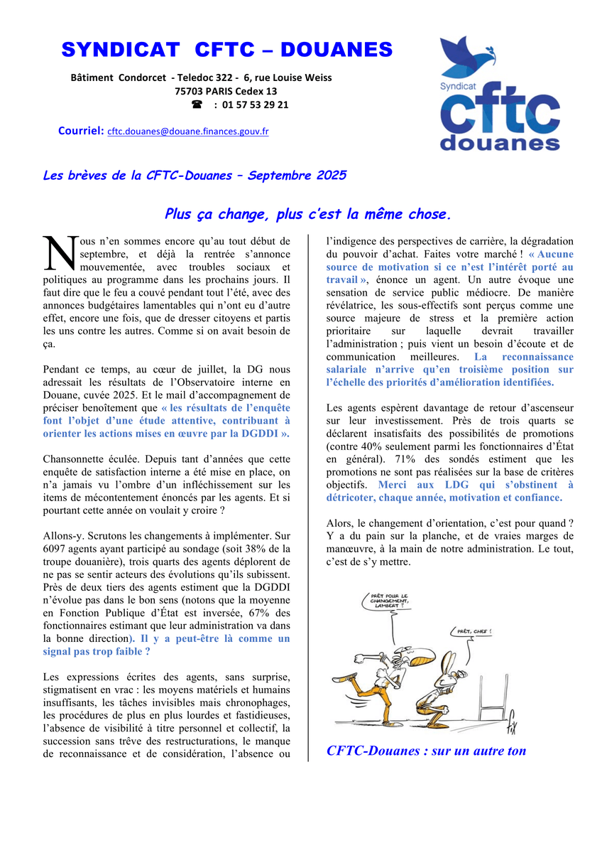 cftcdouanes's tweet photo. L'administration nous demande notre avis... pour mieux l'ignorer ? https://t.co/l3YbCwDl8M