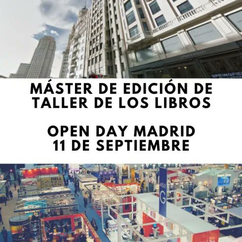 TallerLibros's tweet photo. 🟢 Atención MADRID: hoy, jornada de puertas abiertas del Máster de Edición de Taller de los Libros 

👉De 11h a 19:30hh, en la Calle Gran Via 78, 7º izquierda. (Metro Plaza España)

https://t.co/JQMWDflNel https://t.co/drX58Ntefo