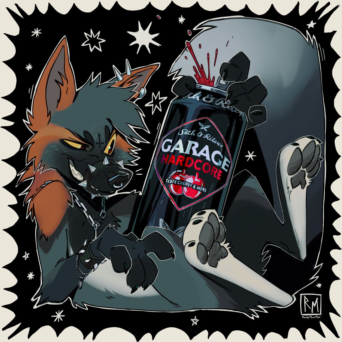 Another drink fullbody! Such a blast to render ⛓️
I do commissions of these through patreon (available to all tiers)

Art for Isoefam