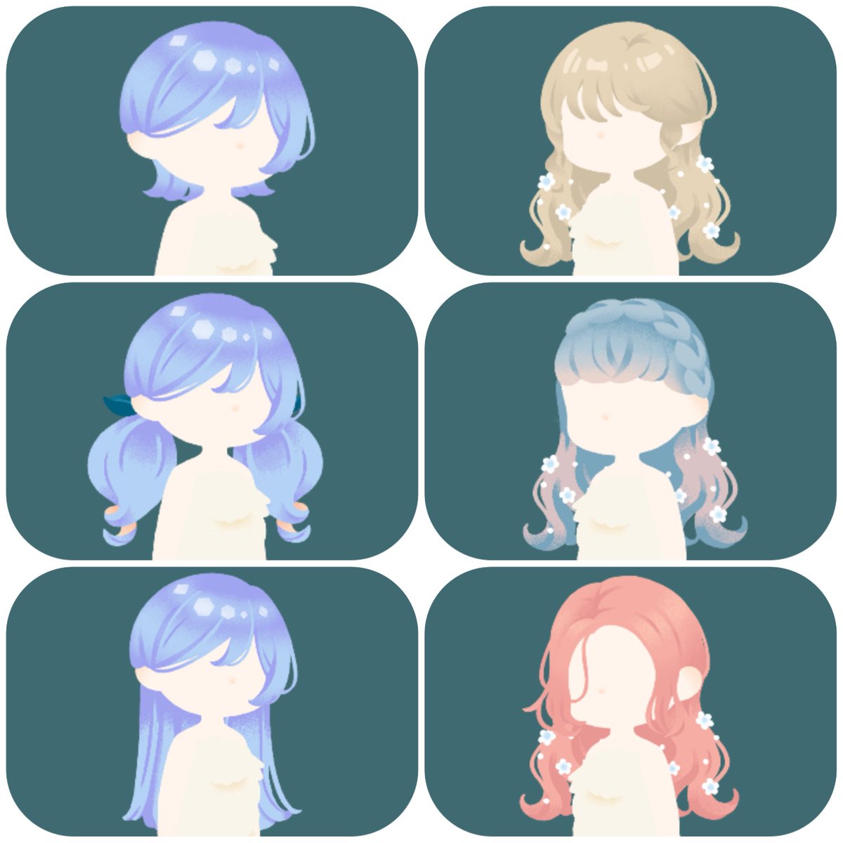 ｟  🎁 花咲く空色ロングヘア 🎁  ｠
ヘアカタログは2枚目の画像です📖

⭕️参加方法　☞　RP＋Follow
⭕️抽選方法　☞　あたるってぃー
⭕️当選人数　☞　1名様
⭕️〆　　　　☞　9月14日

⚠️RP垢、サブ垢NG
🤍所持未所持不問

#リヴリーアイランド
#リヴリープレゼント企画