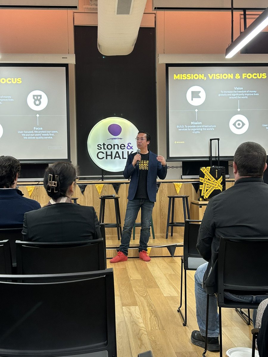 The new GM of <a href="/Binance_AUS/">Binance Australia</a> sharing some alpha in Adelaide 🔥