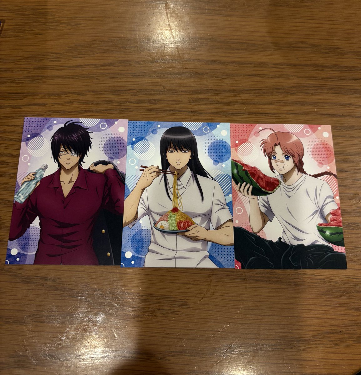 【交換】
銀魂　銀八先生　夏の食べ物ver.
クリアカード　アクリルブロック 特典
 
【譲】銀八 神威 高杉 桂

【求】沖田 or買取

郵送でのお取引を希望しております。
お気軽にお声掛けお願いいたします。