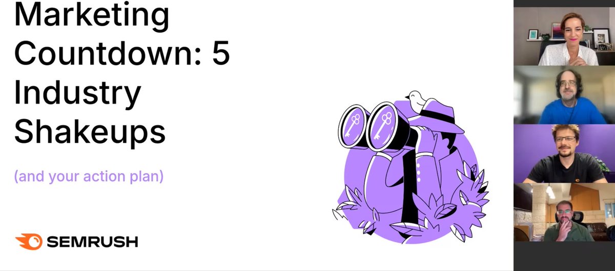 Last week <a href="/MrDannyGoodwin/">Danny Goodwin</a> picked out his top 5 stories to break in the world "AI" and "search/marketing" over the course of last month.

Danny, Rita Cidre, Erich, Casagrande, and I covered what they mean for marketing on a @Semrush webinar, and then Danny summarized it all on