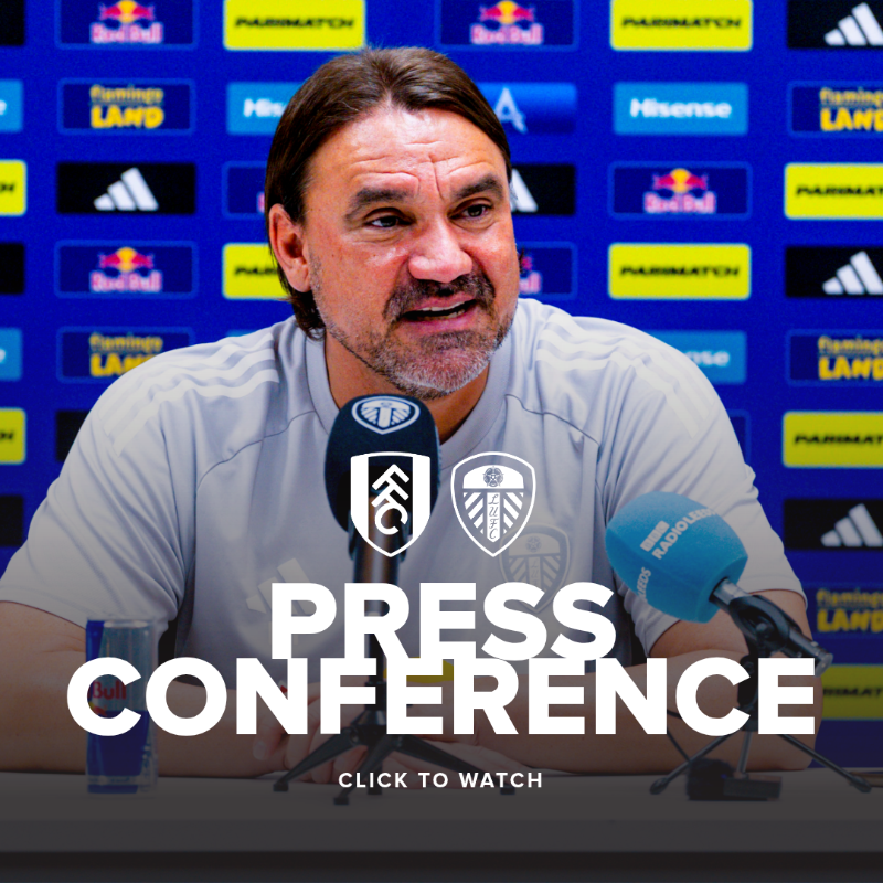 LUFC's tweet photo. ▶️ 𝗟𝗜𝗩𝗘: 𝗣𝗿𝗲-𝗙𝘂𝗹𝗵𝗮𝗺 𝗣𝗿𝗲𝘀𝘀 𝗖𝗼𝗻𝗳𝗲𝗿𝗲𝗻𝗰𝗲
Watch now at https://t.co/jOiyEMY5Br
