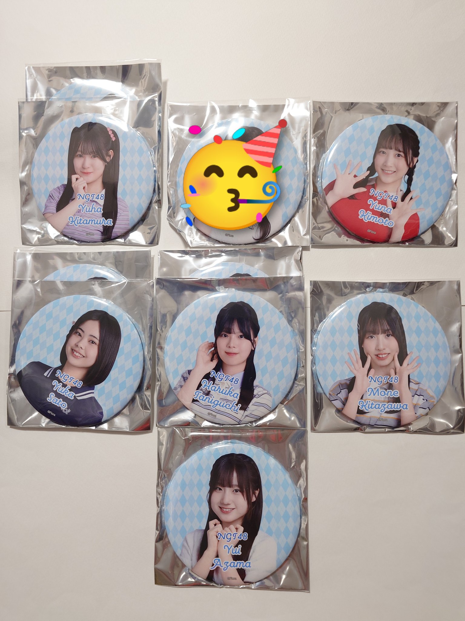 NGT48シアターくじ ハイタッチ会 辻田季音 サイン入り缶バッジ NGT48 辻田 季音 缶バッジ - メルカリ