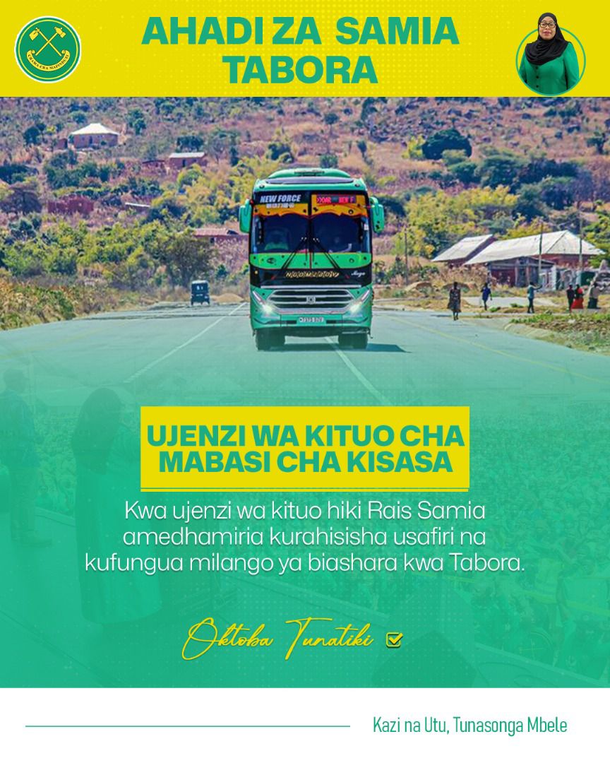 Ahadi za mama ni ahadi zinazogusa maisha ya kila mtu na ni ahadi zinazotekelezeka 

October tunatiki✔