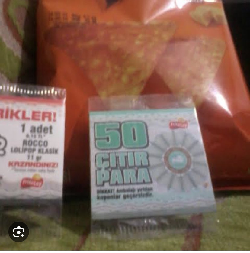 Sene 2009 da 12 yaşındayım, 50 tl çıkmıştı şundan ye ye bitmiyordu para