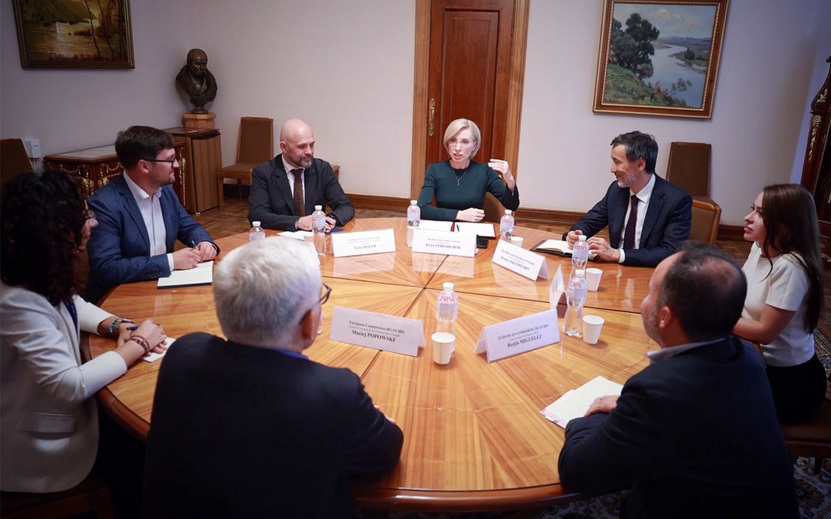 🇪🇺🇺🇦Met with DG ECHO Director-General <a href="/MPopowskiEU/">Maciej Popowski</a> on September 9 to discuss: preparing for winter, especially in frontline regions. 

#DGECHO, a stable partner for #Ukraine, has provided over €1 billion in humanitarian aid since 2022.  

#HumanitarianAid #WinterIsComing