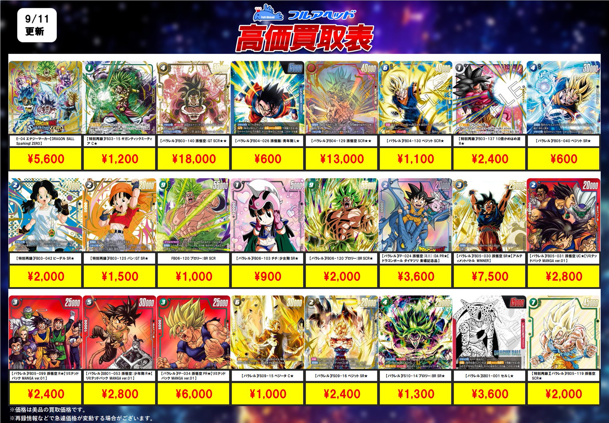 ドラゴンボール　フュージョンワールド　まとめ売り　引退　DBFW ドラゴンボールフュージョンワールド まとめ売り - メルカリ