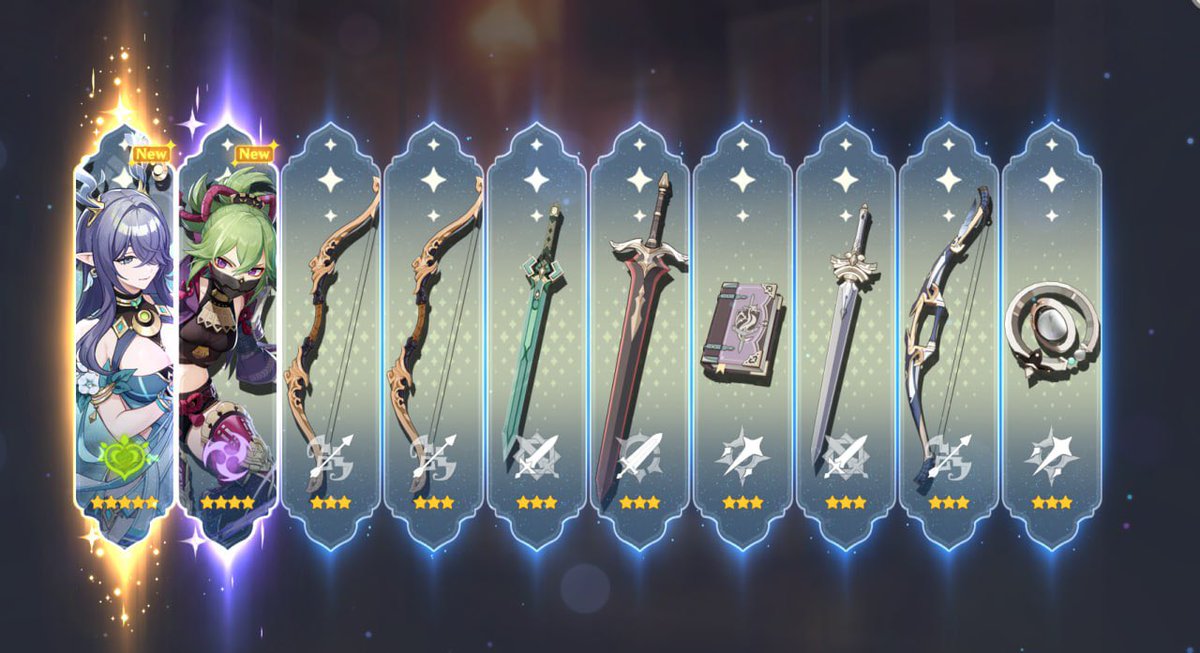 Ich habe letzte Woche seit Jahren mal wieder in Genshin reingeschaut - dachte gestern ich könnte mal 1x10er pullen - glaub das war mein Luck für die nächsten Jahre xD