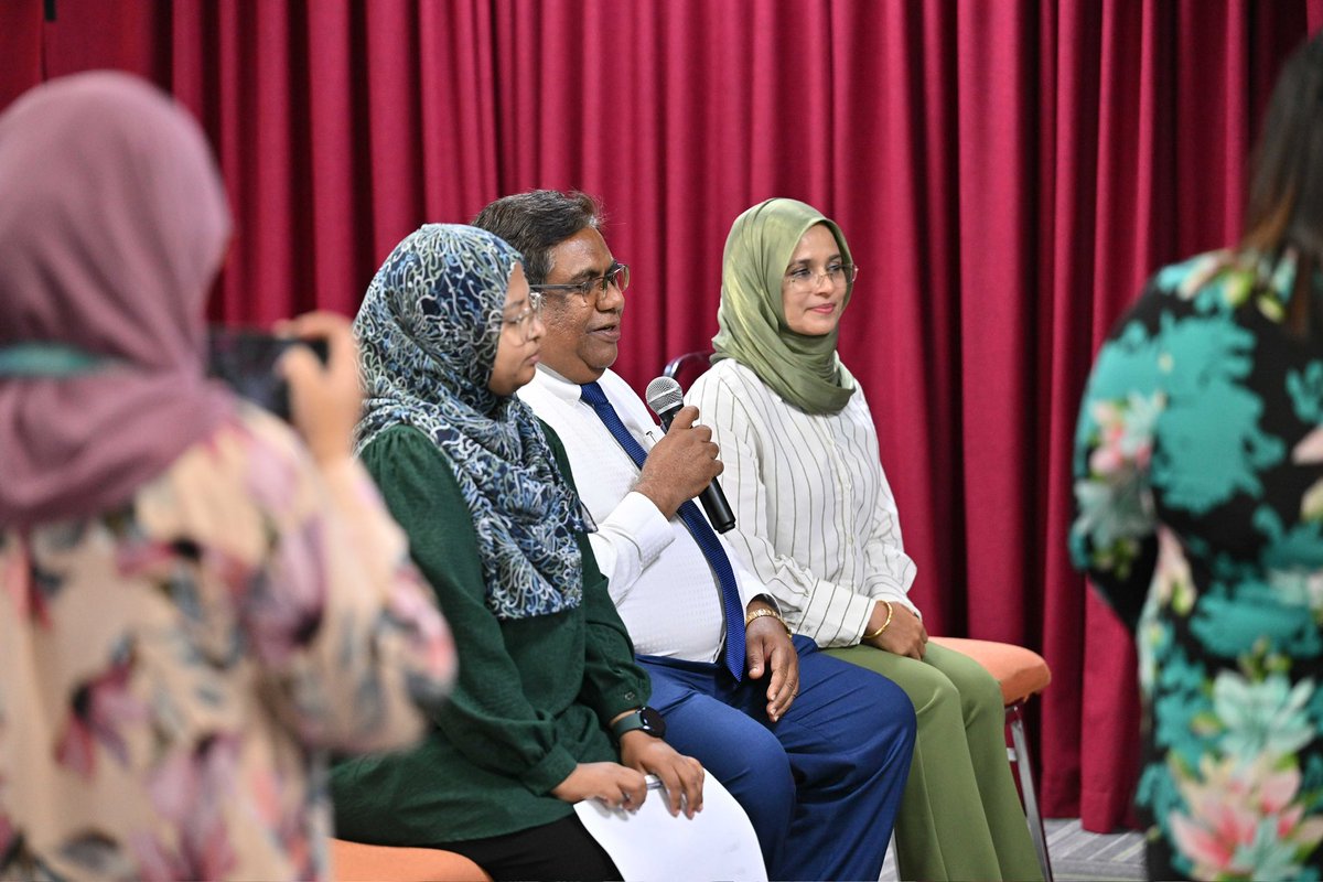 presidencymv's tweet photo. The President's Office, in collaboration with @MoFAmv Foreign Service Institute of Maldives, hosts its first workshop of the "Executive Development Program 2025–2027" on "International Protocols and Professional Conduct." https://t.co/KfK4IJCXaC