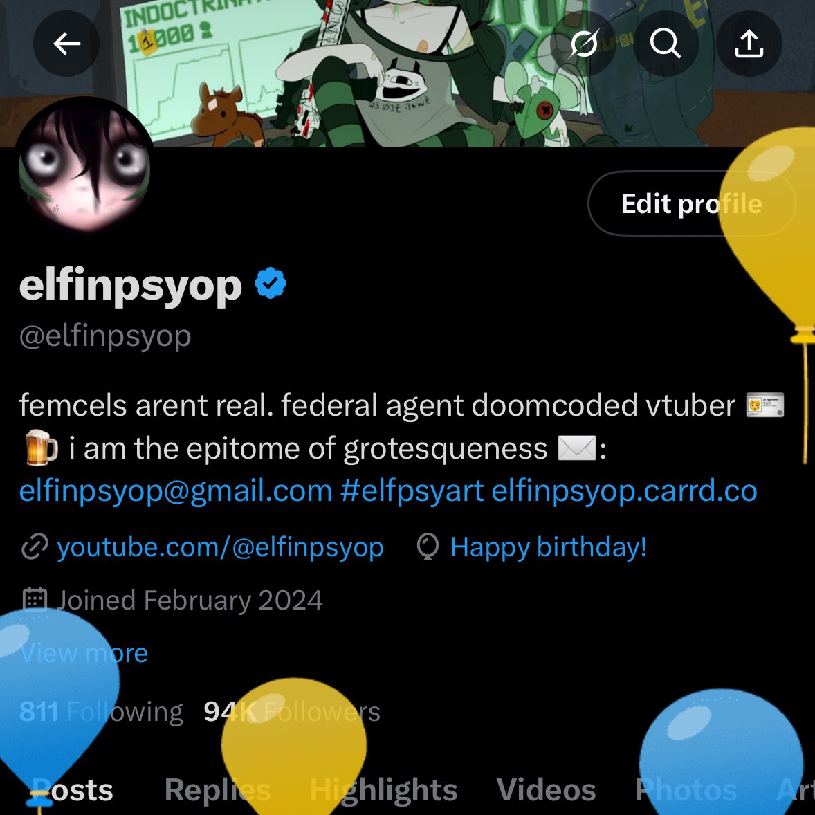 woahhh birfday today....