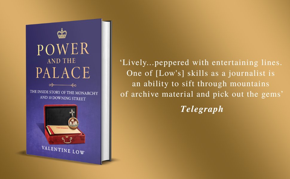 Happy Publication Day to <a href="/valentinelow/">Valentine Low</a> whose new book POWER AND THE PALACE is published today by <a href="/HeadlinePress1/">Headline Press</a>. This gripping behind-the-scenes account covering 200 years of history is essential reading for anybody interested in politics and the royals

bit.ly/3JVBO1u