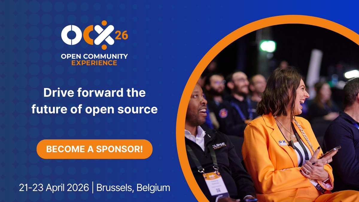Become a sponsor of #OCX26 and get in front of top thought leaders in open source!

🌟 Reach a targeted audience across automotive, Java, IoT &amp; embedded, compliance and more: hubs.la/Q03BtNS60

🎥 Watch this video from our previous sponsors: hubs.la/Q03BtN8k0