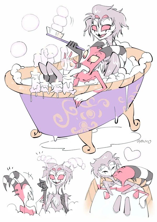 「おめでとう〜〜ッ!!! #ヘルヴァ・ボス日本語吹替記念再掲祭」|あやも🚗のイラスト