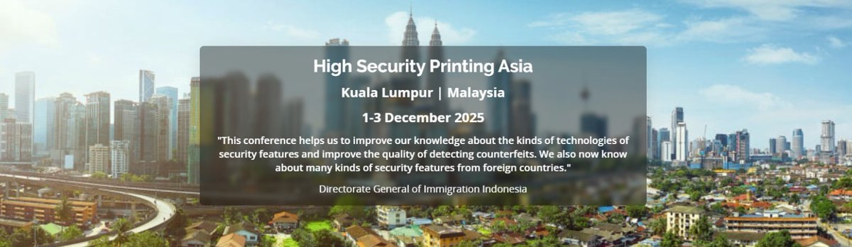 RDKusters's tweet image. We’re heading to #HSPAsia 2025! 🚀
📍 Kuala Lumpur | 1–3 Dec
Together with industry experts, we’ll explore the latest innovations in banknote, passport &amp;amp; ID security.
let&apos;s meet there.

More info 👉 bit.ly/46jfhUZ 

#IDSecurity #Innovation