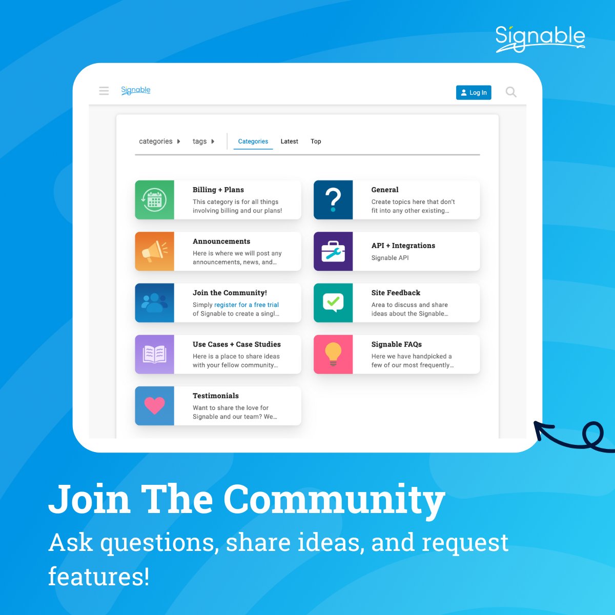 signablehq's tweet image. A space built for our customers to connect, learn, and share!

It’s more than eSignatures - it’s a community designed to help you get the most out of Signable. 🚀

👉 Join the conversation today: hubs.ly/Q03HJGFG0 

#SignableCommunity #eSignature