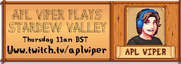 🚨 LIVE NOW 🚨 
Twitch.tv/aplviper