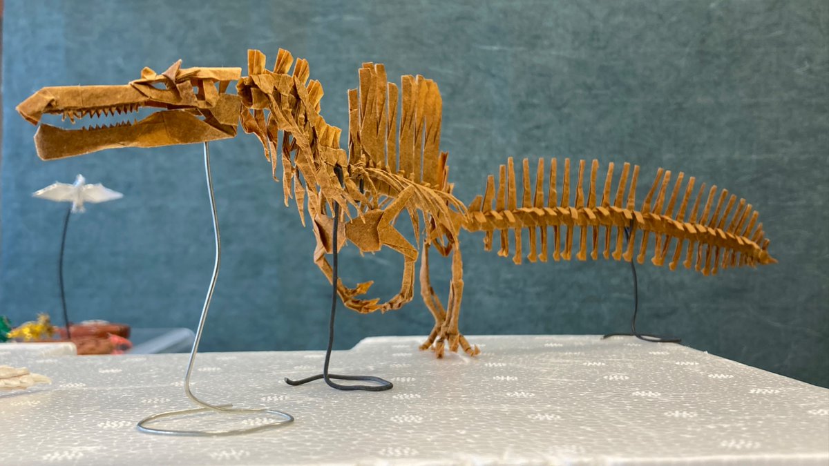 学祭準備。
改めてKENKENさんのスピノサウルスかっこ良すぎる