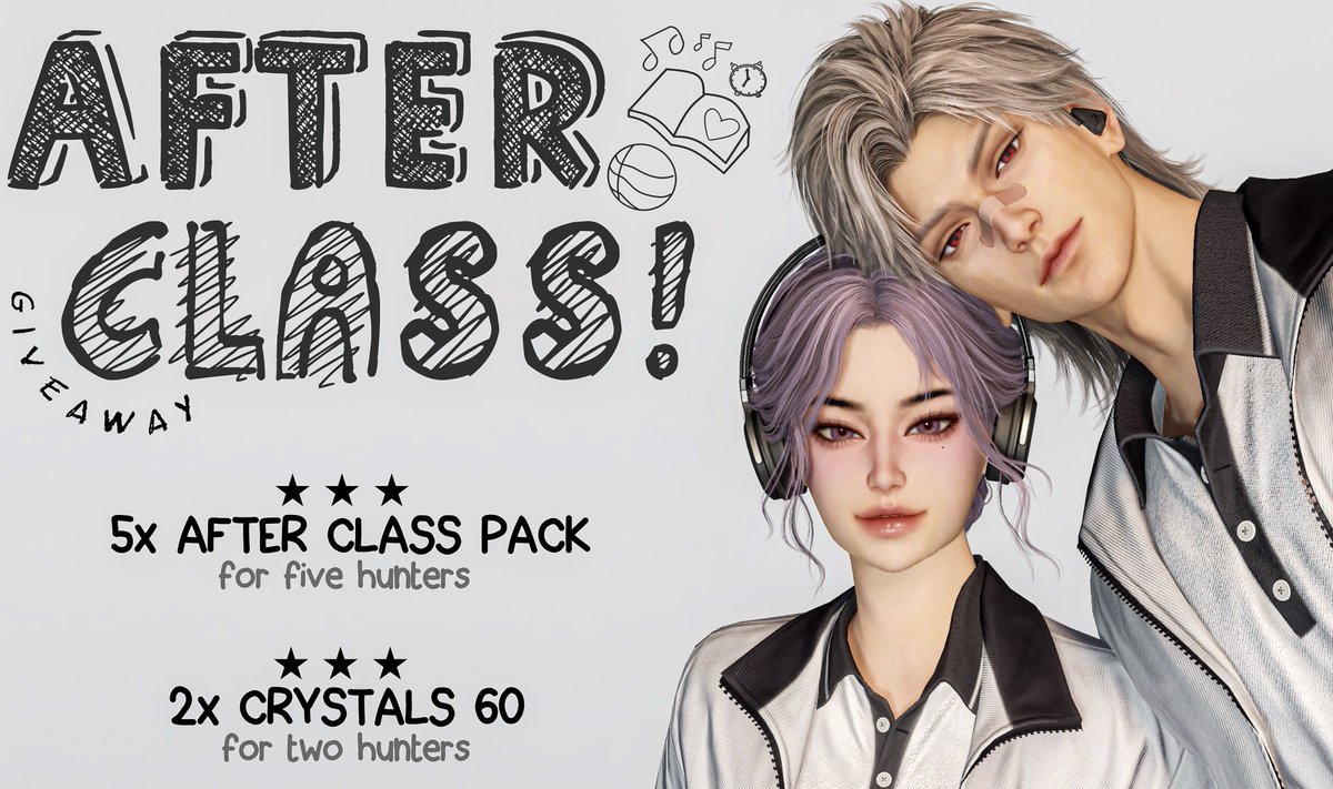 ★ AFTER CLASS GIVEAWAY  ★

Rules:
⤷ RT &amp; Like
⤷ Reply with a picture of MC and LI

Ends on Sunday, 14th September 19.00 (UTC+8)