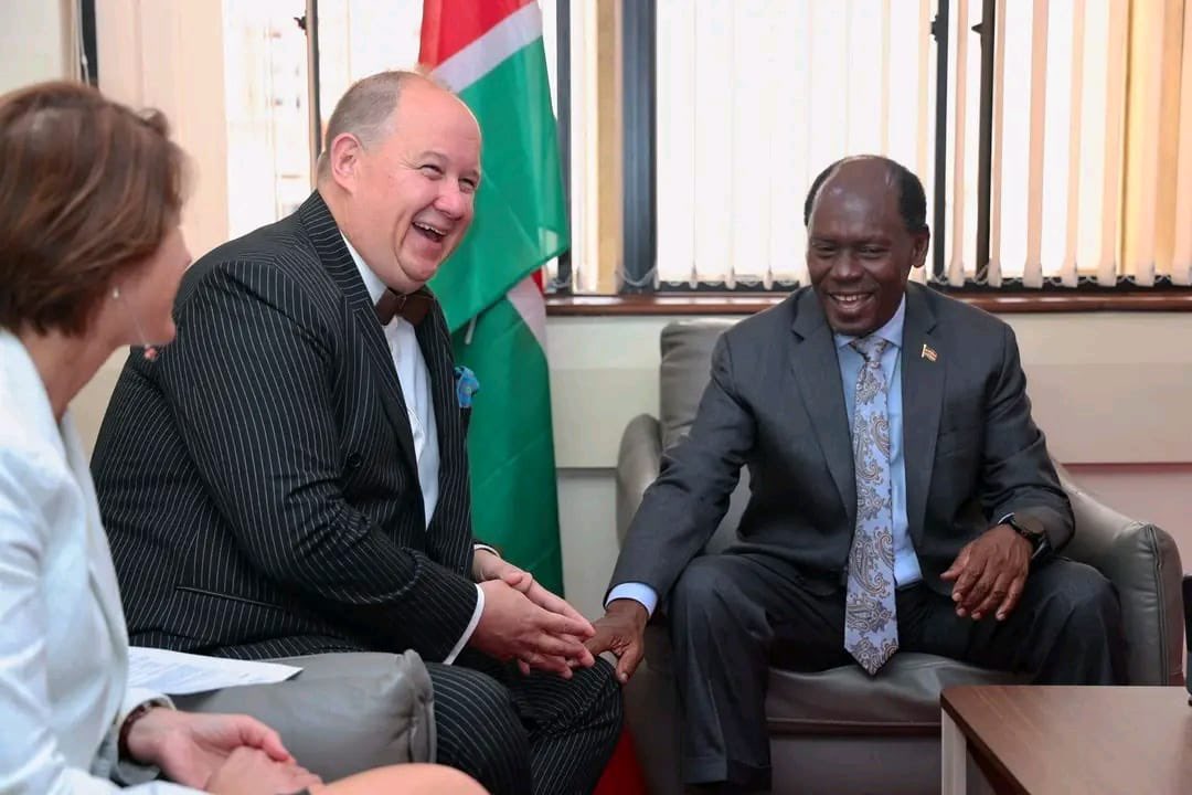 Daniel Erik Schaer 🇪🇪 (@schaerdaniel) on Twitter photo Thank you Hon CS William Kabogo Gitau <a href="/MoICTKenya/">Ministry of Info, Comms & The Digital Economy KE</a> for receiving me for a courtesy visit
We are proud to be a leading partner in digitalisation with Kenya 🇰🇪🇪🇪
I handed over the invitation from Digital Minister <a href="/LiisaPakosta/">Liisa Pakosta</a> to attend the Tallinn Digital Summit <a href="/TallinnSummit/">Tallinn Digital Summit</a> Thank you Hon CS William Kabogo Gitau <a href="/MoICTKenya/">Ministry of Info, Comms & The Digital Economy KE</a> for receiving me for a courtesy visit
We are proud to be a leading partner in digitalisation with Kenya 🇰🇪🇪🇪
I handed over the invitation from Digital Minister <a href="/LiisaPakosta/">Liisa Pakosta</a> to attend the Tallinn Digital Summit <a href="/TallinnSummit/">Tallinn Digital Summit</a>