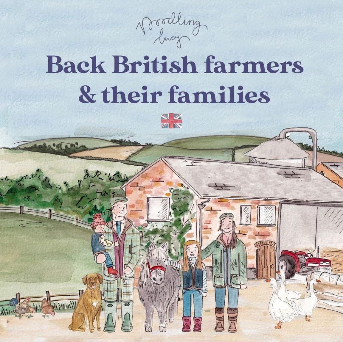 What a drawing! Behind every farm gate is a family worth backing 🚜 🇬🇧 

📸 Doodling Lucy